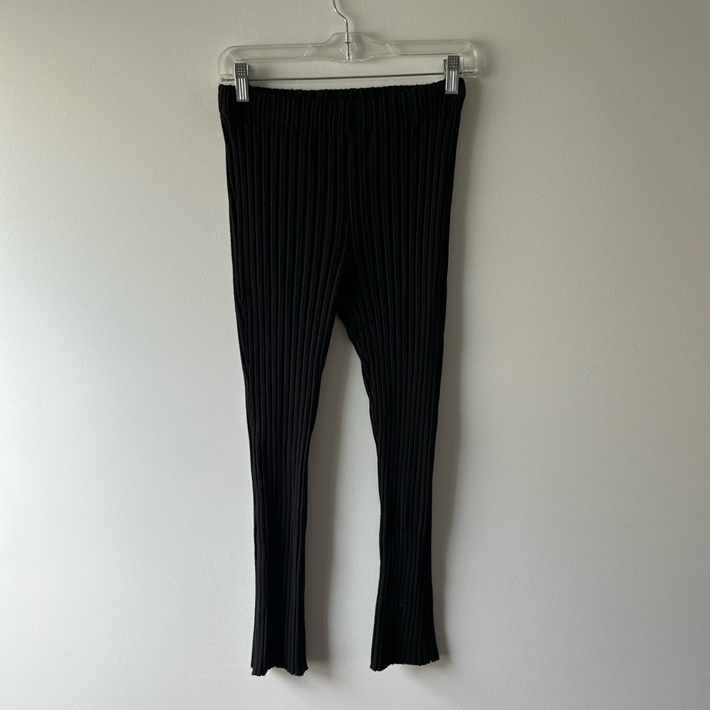 Simon Miller black ribbed pants